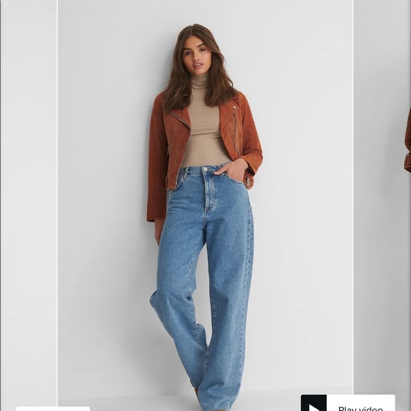 Suede Biker Jacket NA-KD - Picture 2 of 6